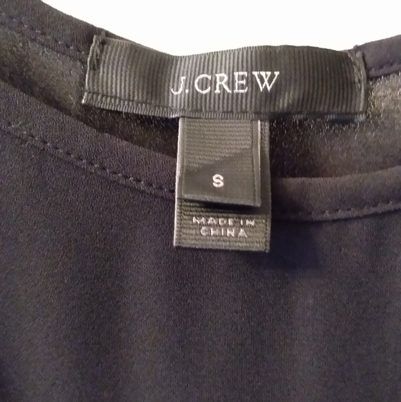 NWOT J.Crew Black Long Slip Dress Medium - Picture 2 of 5